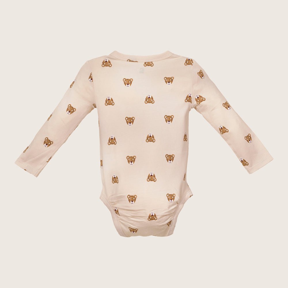 rise little earthling LS Graphic Bodysuit BUHON00 - Lt Pink AOP / 9-12m - Image 8