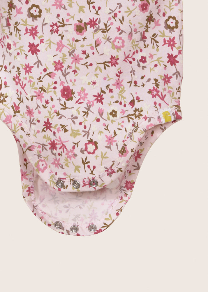 rise little earthling LS Graphic Bodysuit BUHON00 - Lt Pink AOP / 9-12m - Image 13