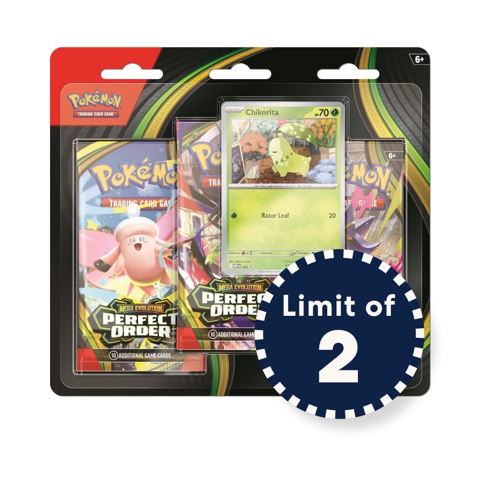 Pokémon TCG: Mega Evolution - Perfect Order 3-Booster Blister I Limit 2 per customer Toy