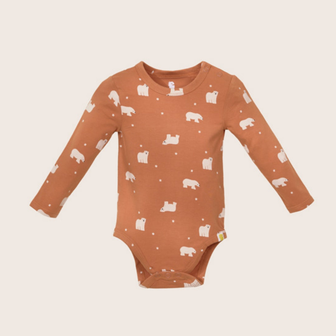 rise little earthling LS Graphic Bodysuit BUHON00 - Lt Pink AOP / 9-12m - Image 14