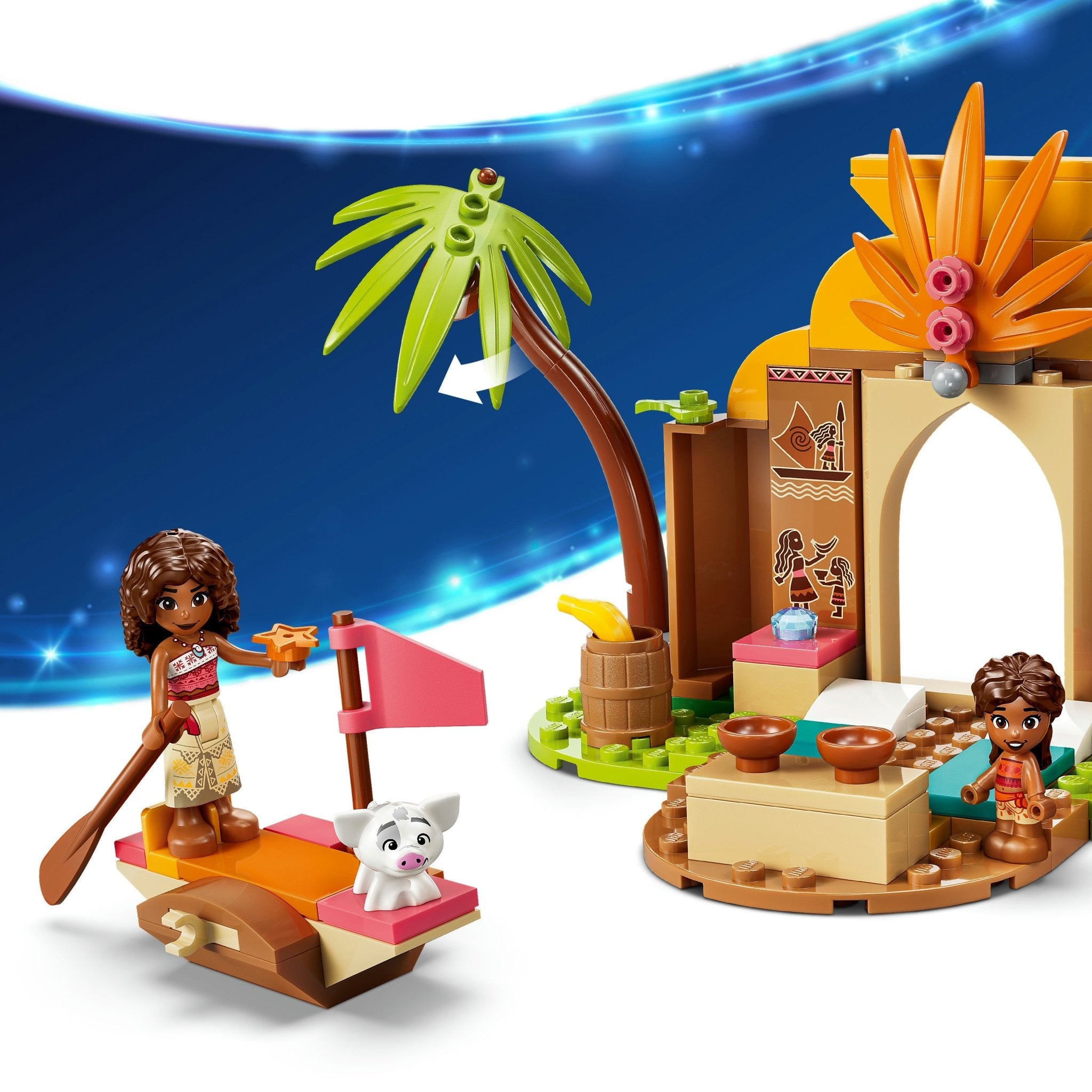 LEGO® Disney Princess LEGO® Disney Moana Village House & Boat 43282 Toy - Image 5