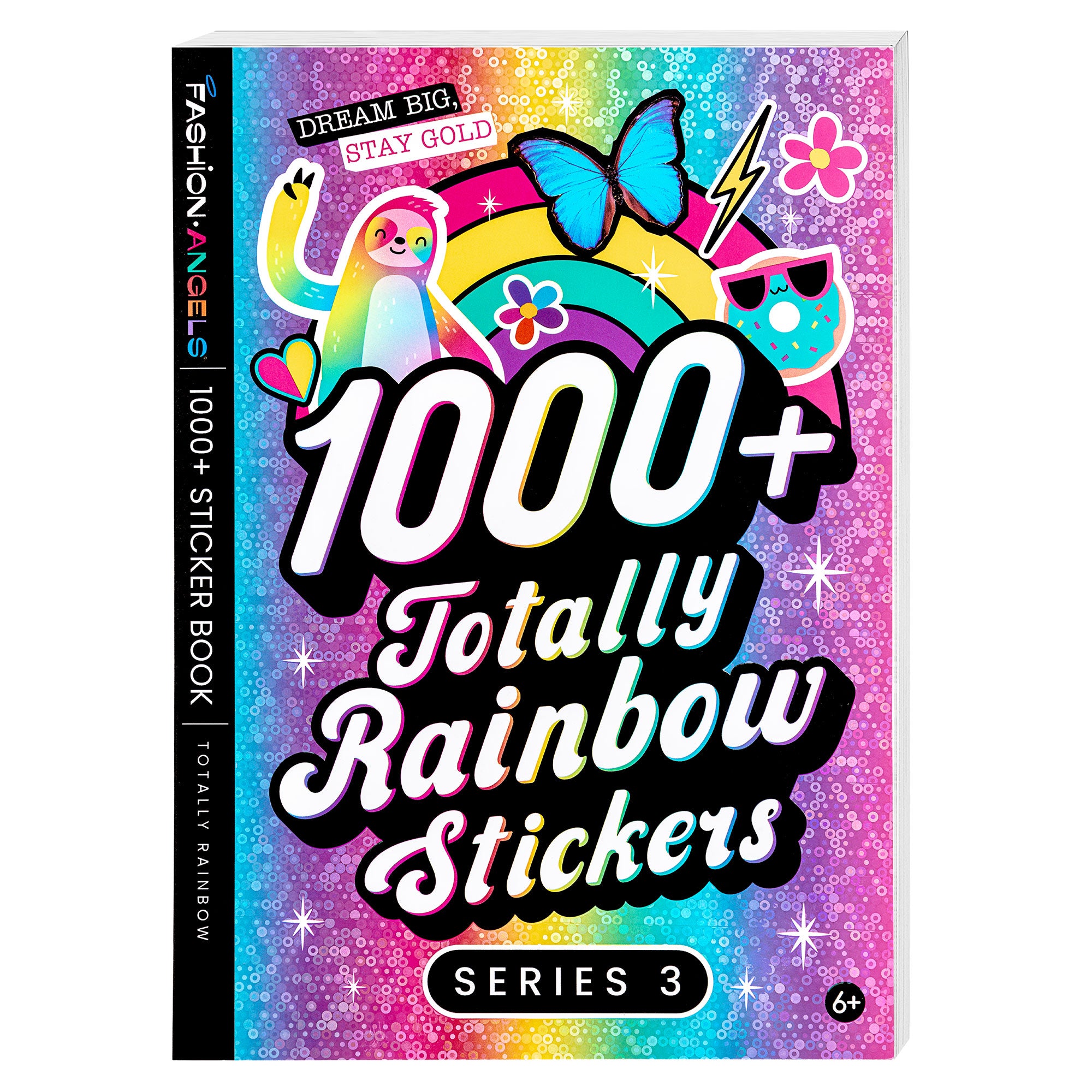 1000+ Totally Rainbow Super Colourful Stickers Cream - Image 4