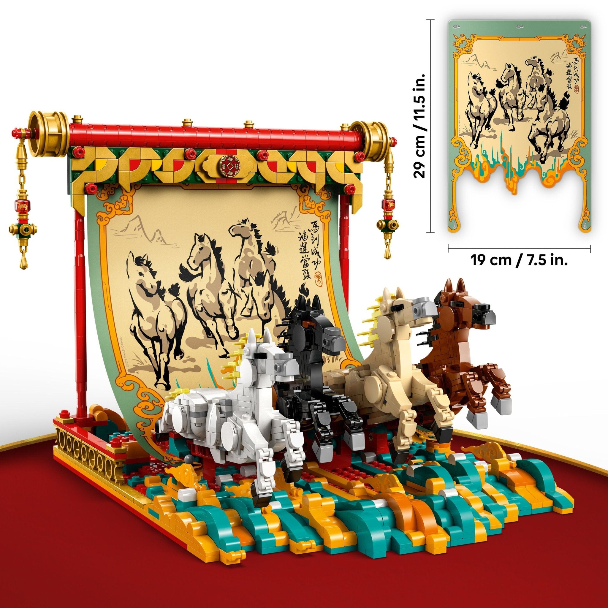 LEGO® Spring Festival Galloping Horse Canvas 80119 Toy - Image 3