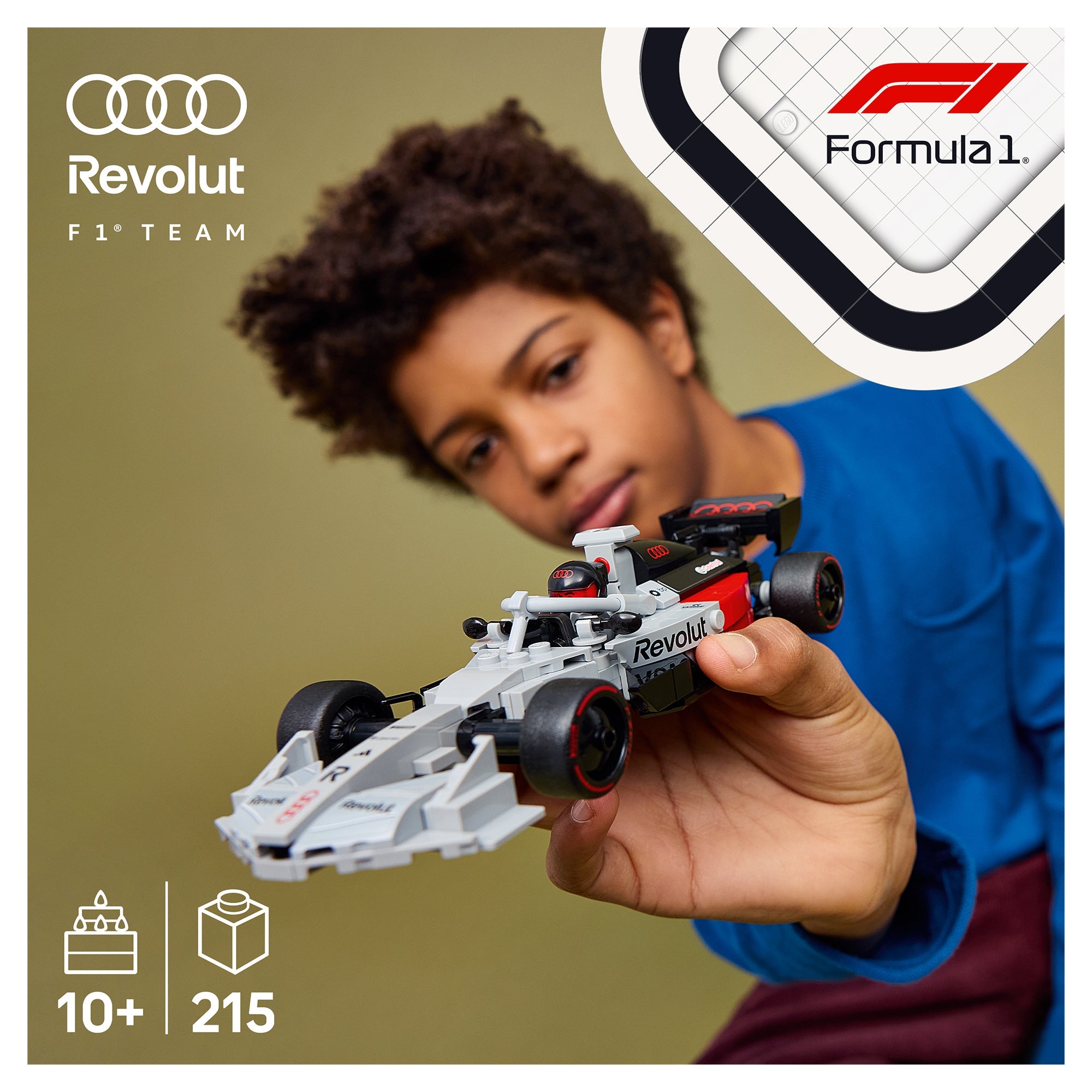 LEGO® Formula 1 LEGO® Speed Champions Audi Revolut F1 Team R26 Race Car 77259 Toy - Image 2