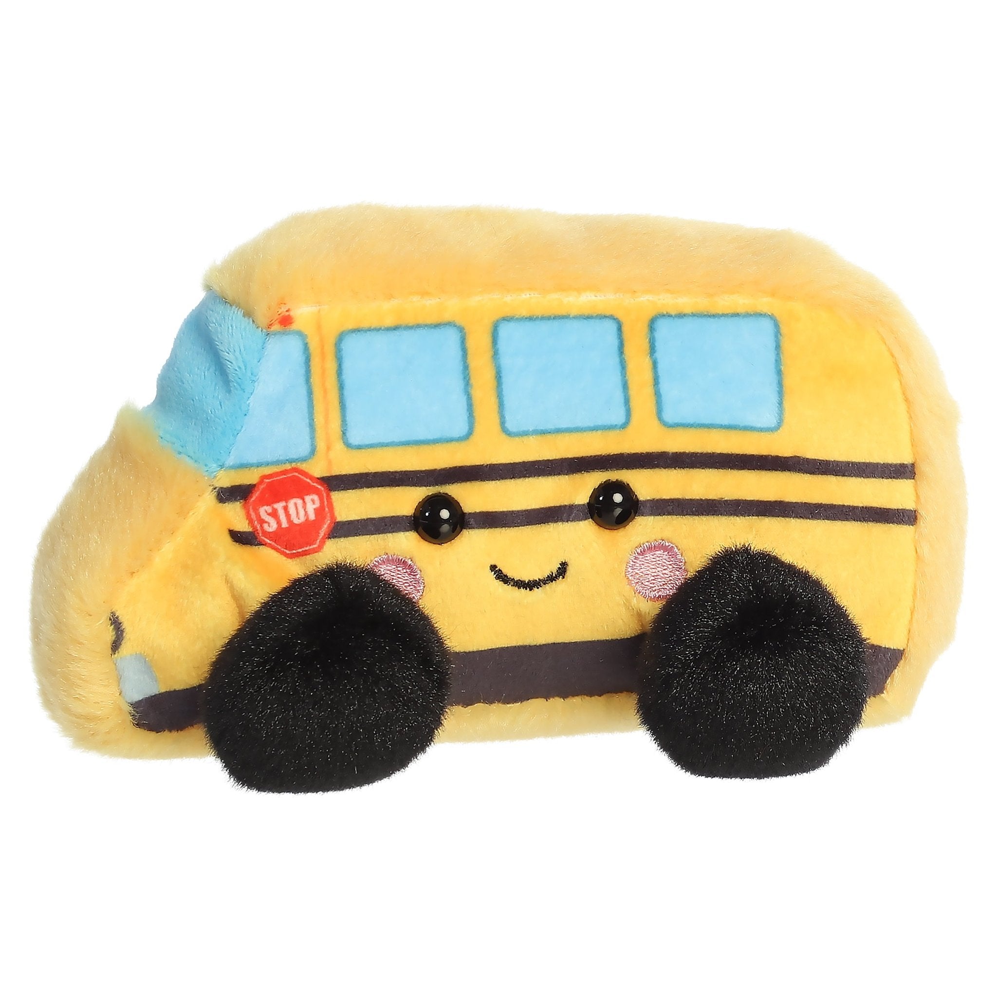 Palm Pals Friendly School Bus 5" Toy