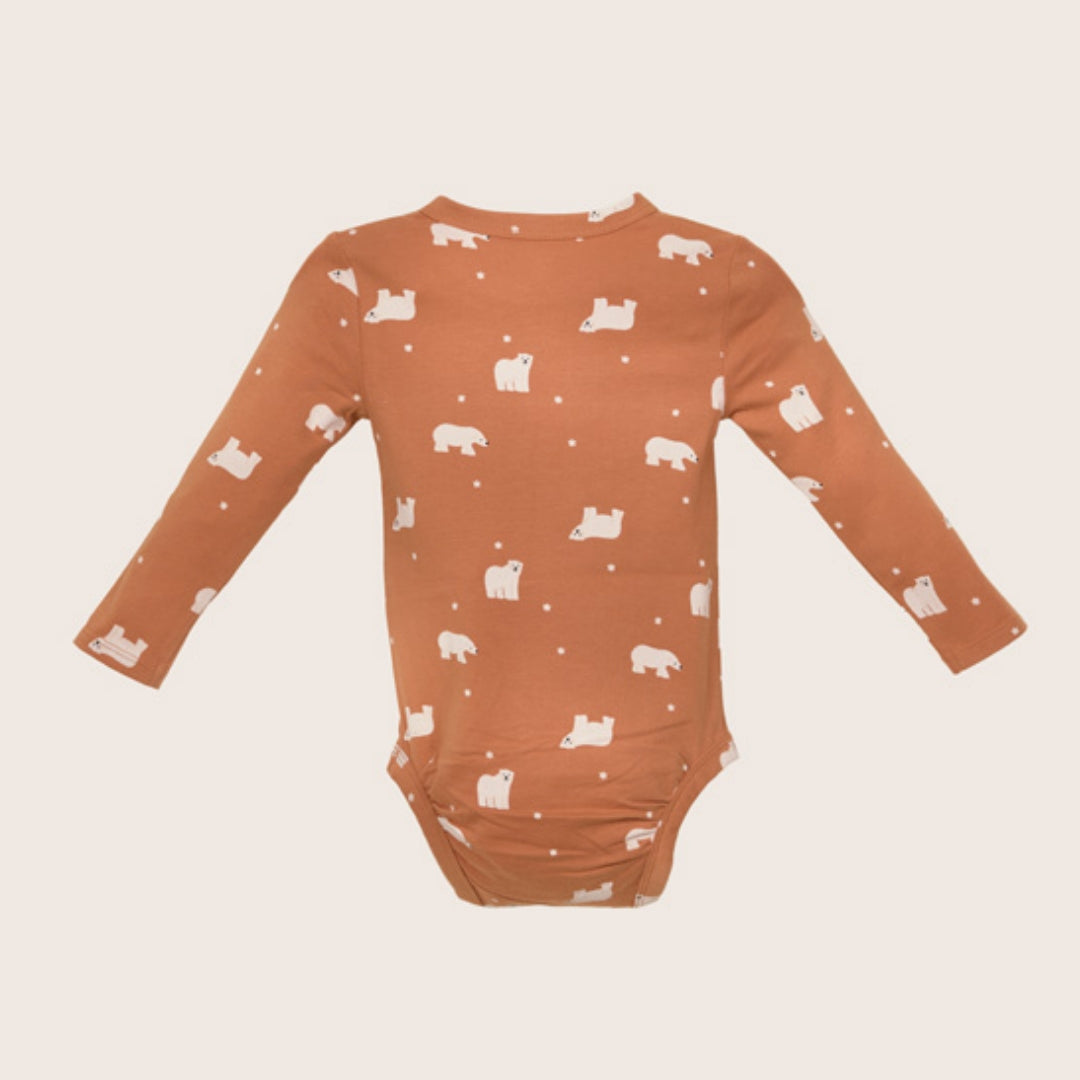 rise little earthling LS Graphic Bodysuit BUHON00 - Lt Pink AOP / 9-12m - Image 16