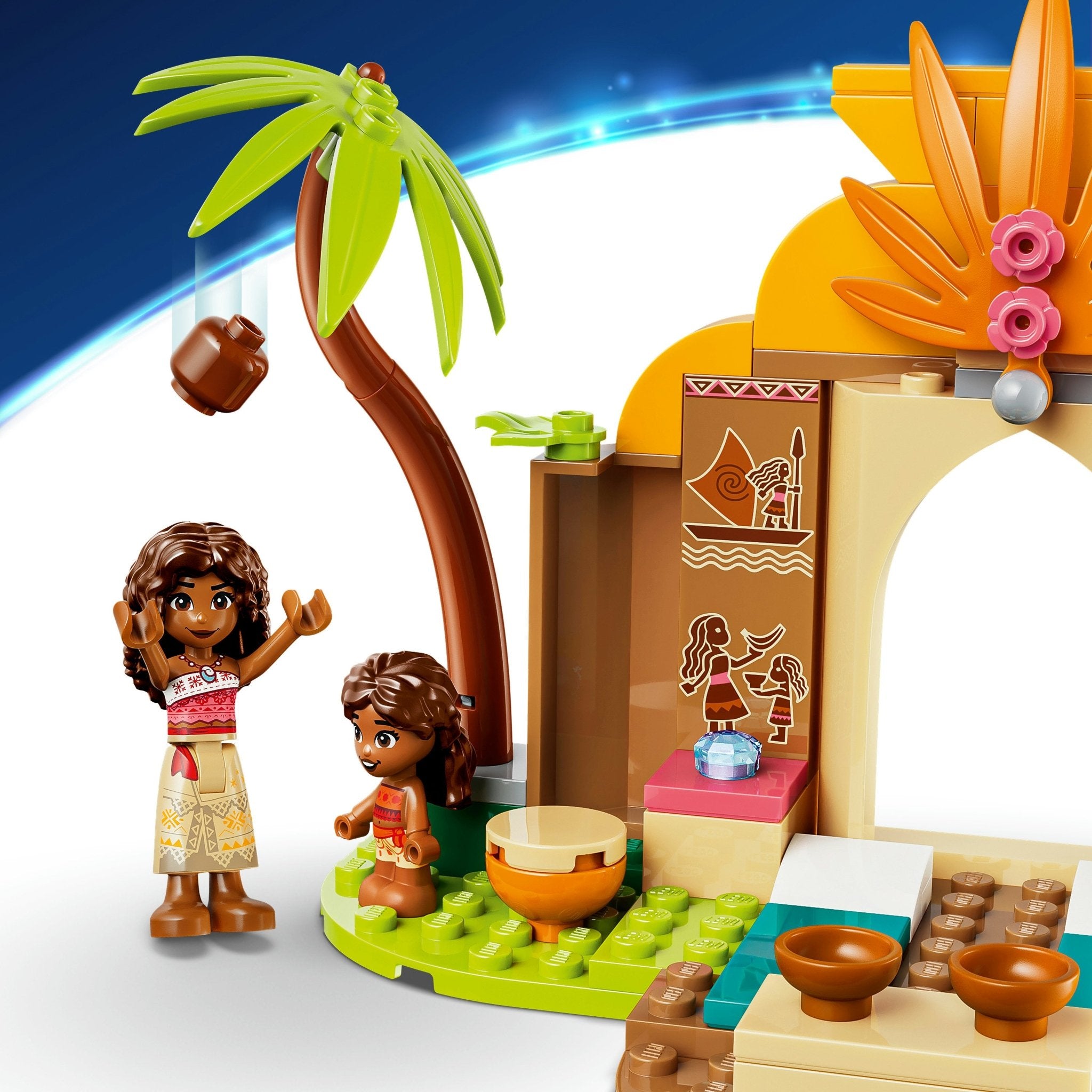 LEGO® Disney Princess LEGO® Disney Moana Village House & Boat 43282 Toy - Image 6