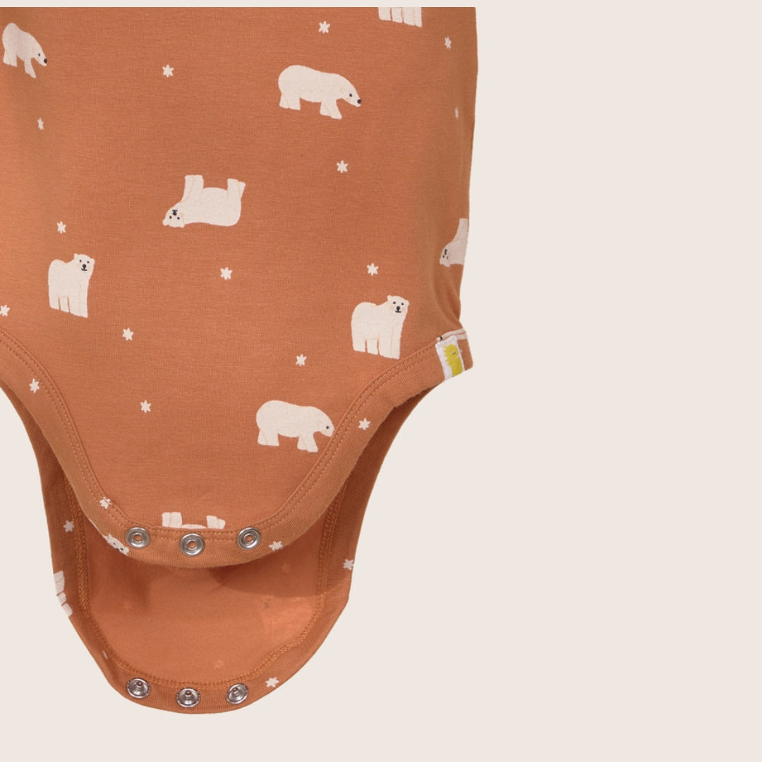 rise little earthling LS Graphic Bodysuit BUHON00 - Lt Pink AOP / 9-12m - Image 15