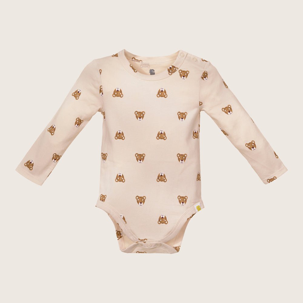 rise little earthling LS Graphic Bodysuit BUHON00 - Lt Pink AOP / 9-12m - Image 6
