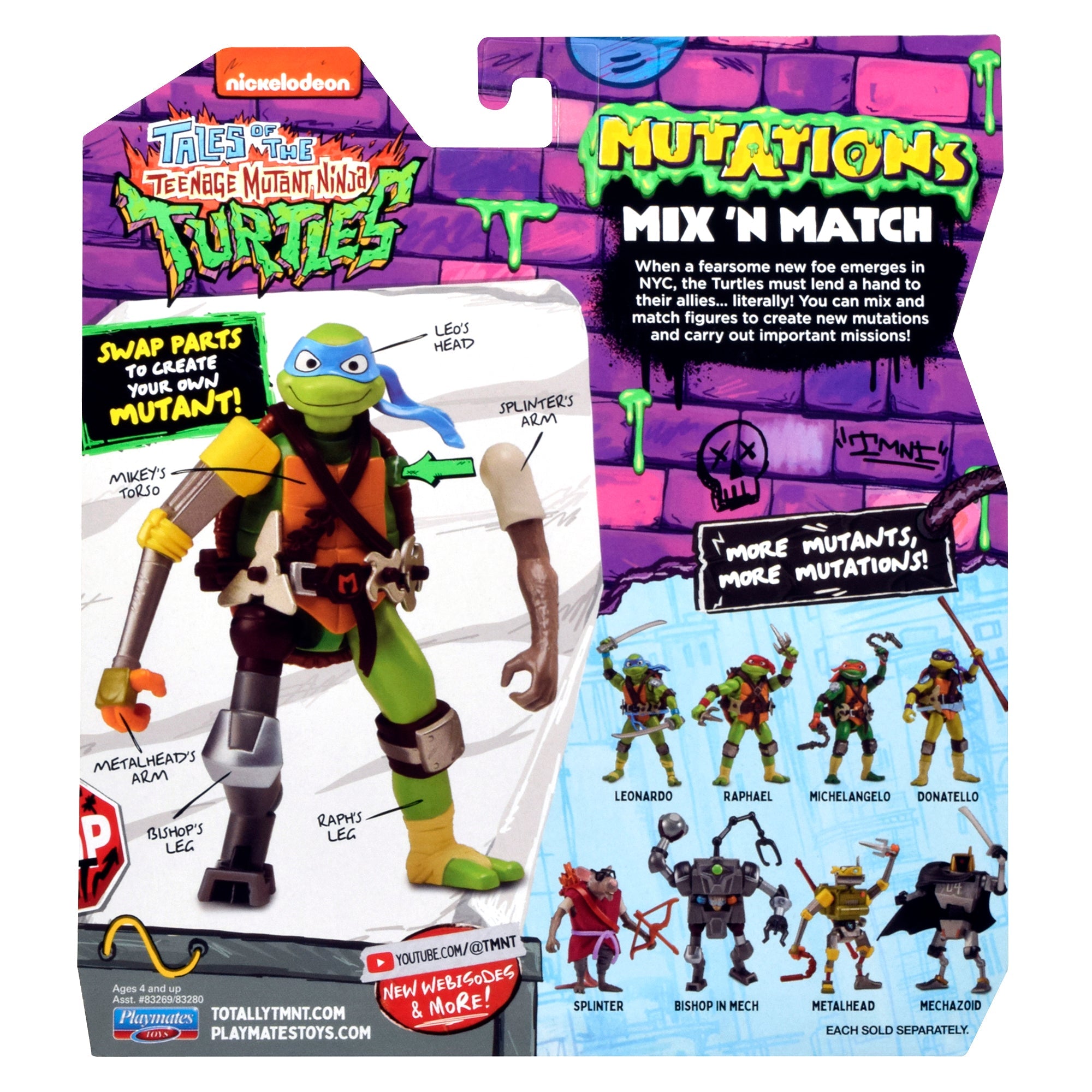 Teenage Mutant Ninja Turtles TV Mix N Match Metalhead Toy - Image 6