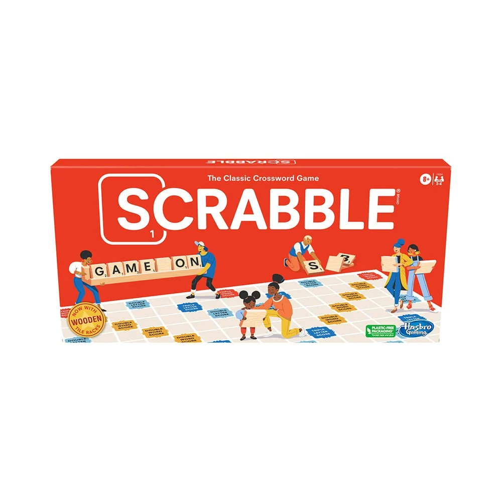 Hasbro Scrabble Classic Board Game Rack