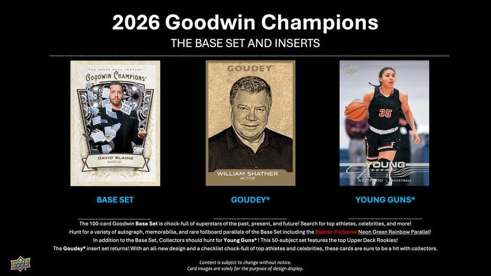 2026 Upper Deck Goodwin Champions Bb Blaster Toy - Image 2