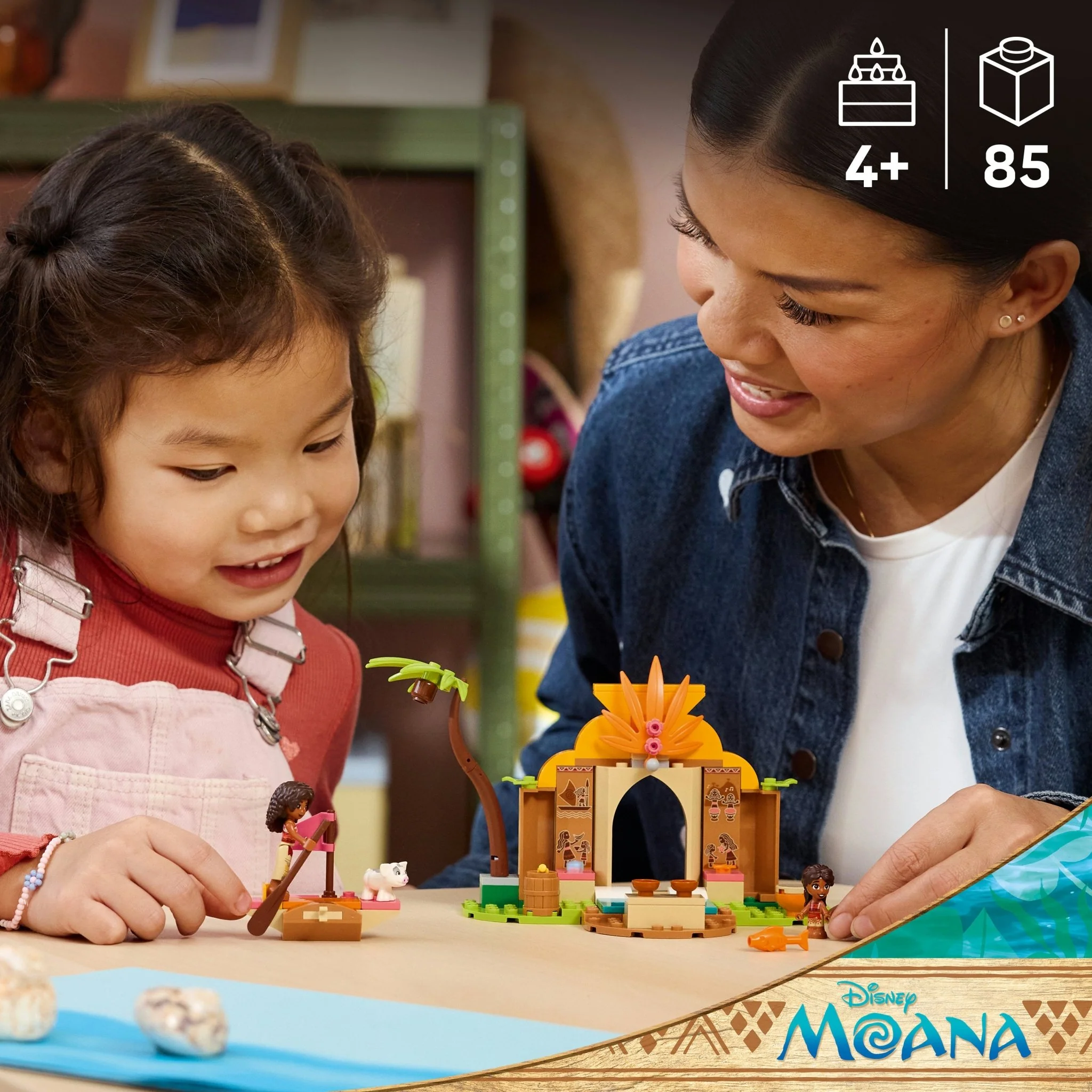LEGO® Disney Princess LEGO® Disney Moana Village House & Boat 43282 Toy - Image 2